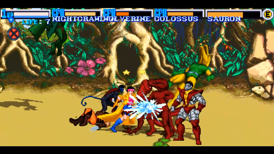YTGameStation - X战警街机版同人重制 X-Men Arcade Remake [HXZXg1YtfWI - 884x497 -.png