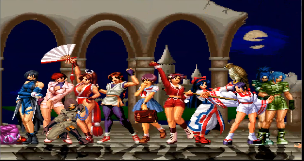 油管游戏站YTGameStation - SNK绅士格斗：女装八神潜入美女格斗团？ [RnFRoc1Snwc - 1.png