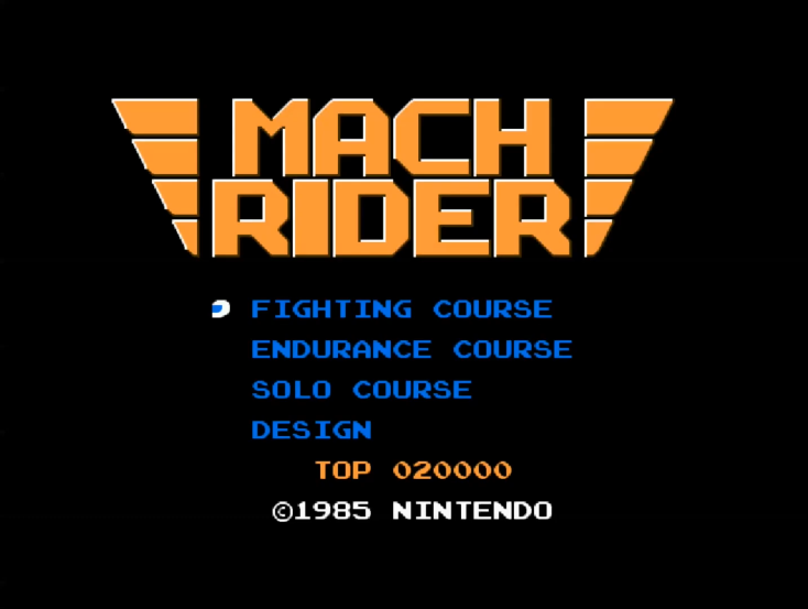 油管游戏站YTGameStation - FCNES 超音速机车赛无敌修改版 Mach Rider HACK [IpR1NIB6.png