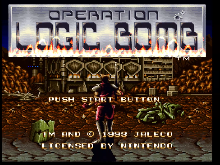 油管游戏站YTGameStation - SFCSNES 怒之要塞无限血修改版 Operation Logic Bomb HACK.png