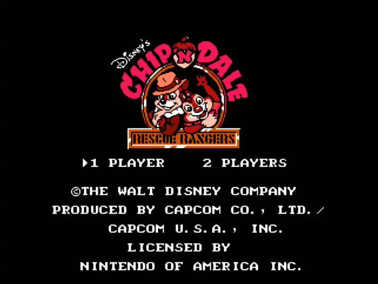 油管游戏站YTGameStation - FCNES 松鼠大作战无敌无限跳全屏攻击修改版 Chip 'n .png