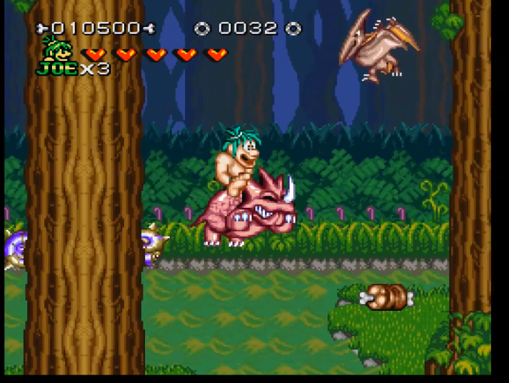 油管游戏站YTGameStation - SFCSNES 战斗原始人3无敌无限跳全屏攻击修改版 Joe & Mac .png