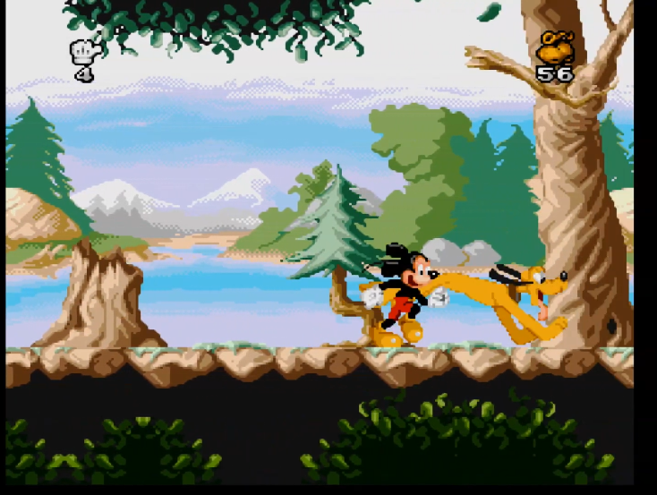 油管游戏站YTGameStation-SFCSNES米奇狂想者疯狂米老鼠无敌无限跳全屏攻击修改版[bxQExwJwQ3o-734x553-11m01s].png