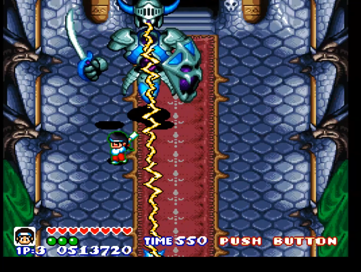 油管游戏站YTGameStation - 超任SFCSNES 奇奇怪界无限血无限保险全屏攻击修改版 [UTxv.png