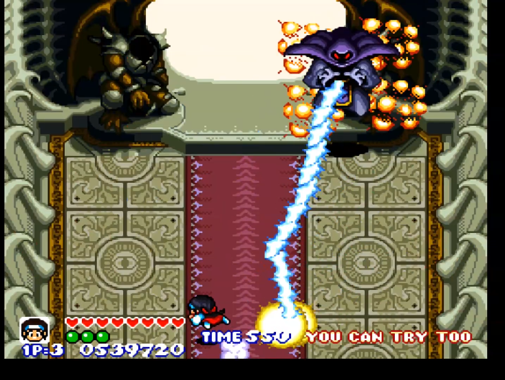 油管游戏站YTGameStation - 超任SFCSNES 奇奇怪界无限血无限保险全屏攻击修改版 [UTxv.png