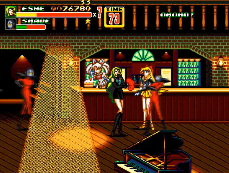 油管游戏站YTGameStation - 世嘉MDGEN 怒之铁拳2艾丝美洛德的奇妙冒险 SOR2 HACK [mHp.png