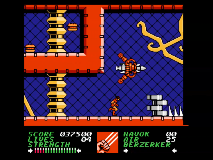 油管游戏站YTGameStation - 红白机FC 金刚狼无敌无限跳无限命修改版 WOLVFRINE HACK [.png