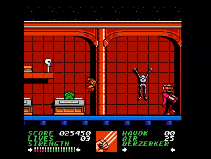 油管游戏站YTGameStation - 红白机FC 金刚狼无敌无限跳无限命修改版 WOLVFRINE HACK [.png