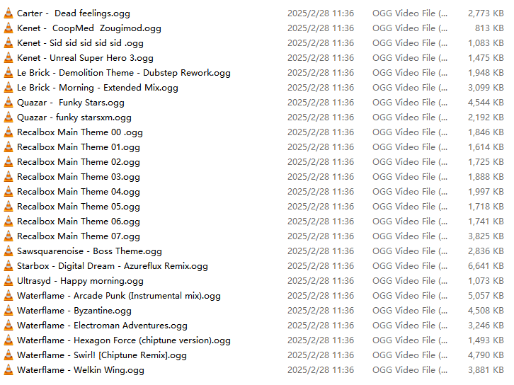 BGM曲目浏览共25首