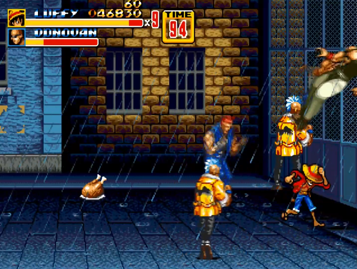 油管游戏站YTGameStation - MD怒之铁拳2海贼王之路飞佐罗山治娜美 streets of rage 2 .png